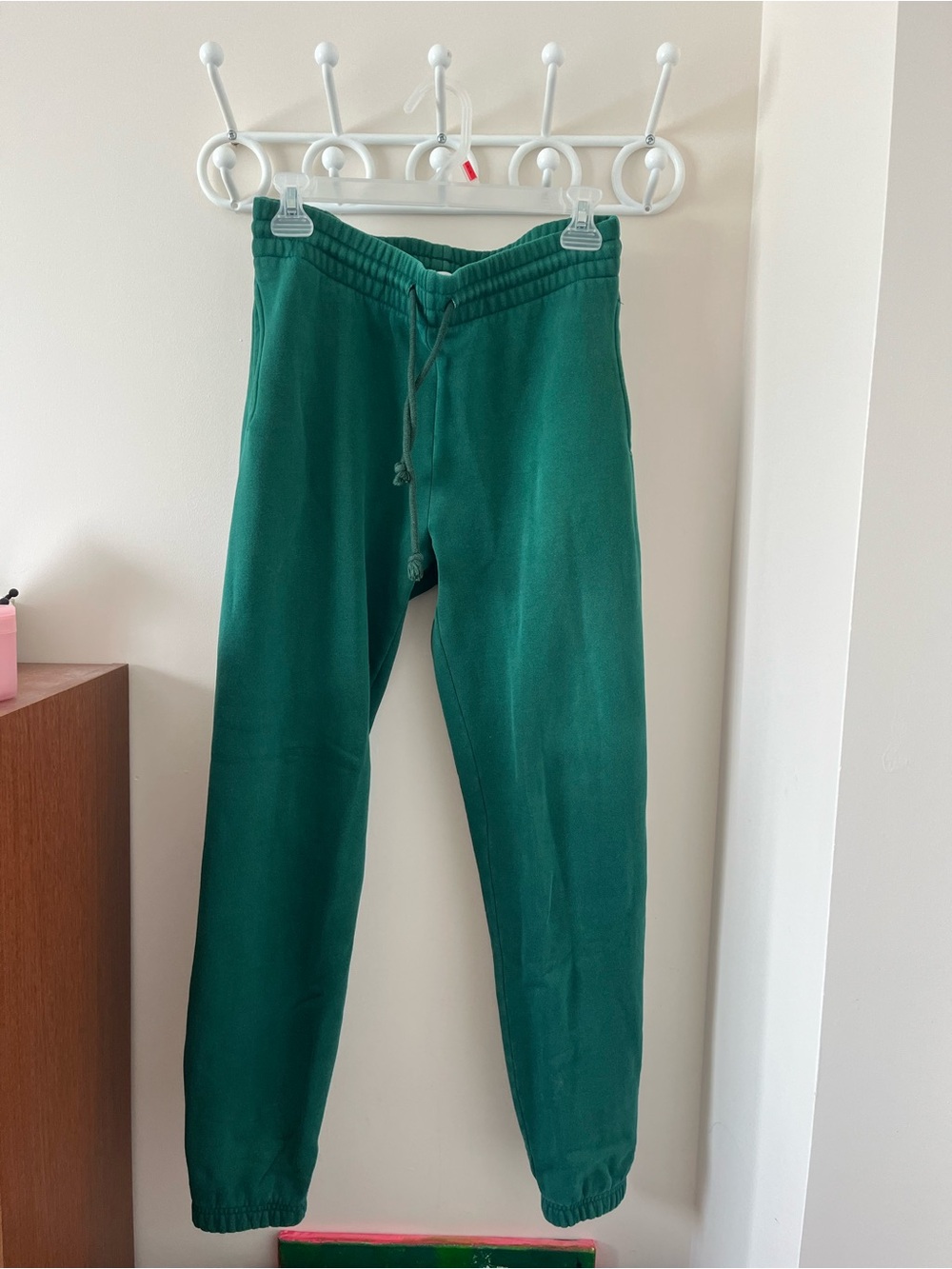 Aritzia Green Drawstring Sweatpants